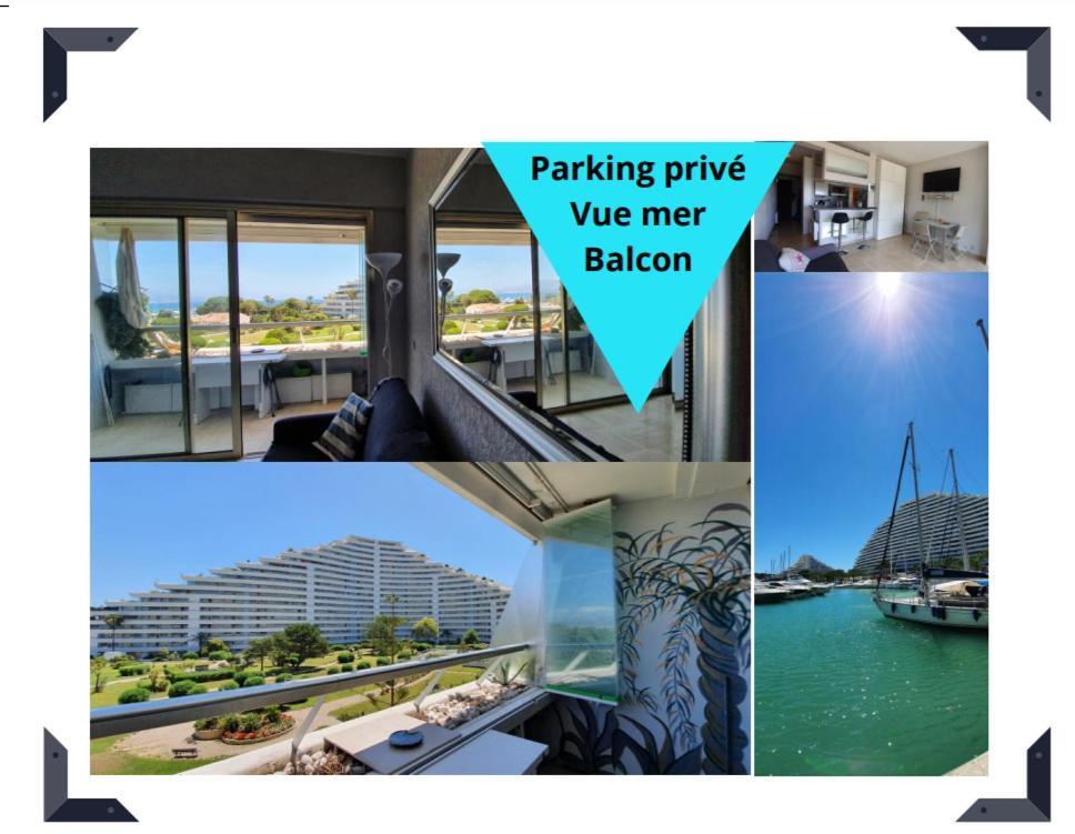 Lovely Apartment In Marina Baie Des Anges- Baronnet - Sew View, Free Parking Spaces On Site, Restaurants, Beach, Supermarket Villeneuve-Loubet Kültér fotó
